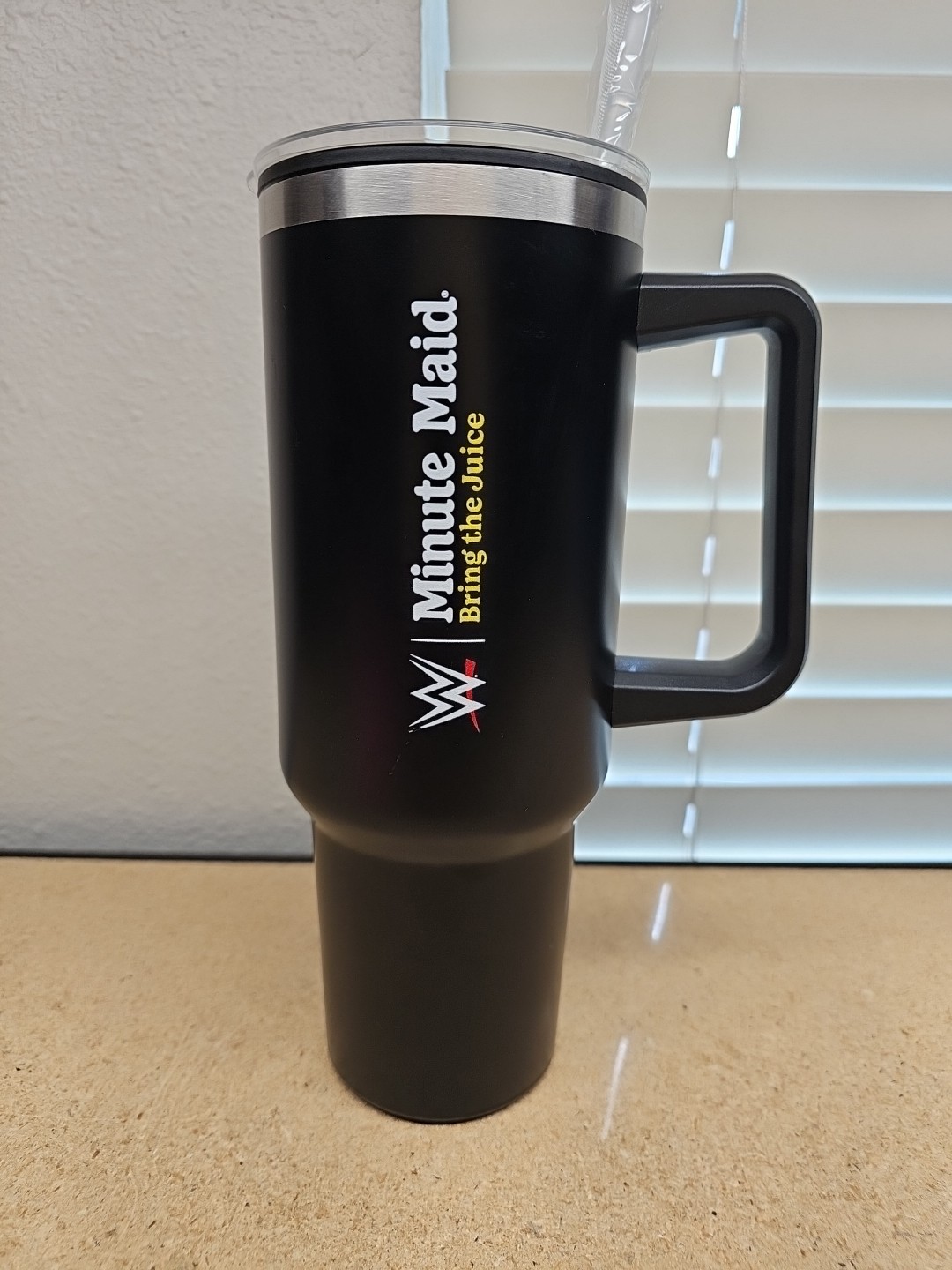 Minute Maid WWE Bring the Juice Collector's Stanley Style Tumbler Black (B3)