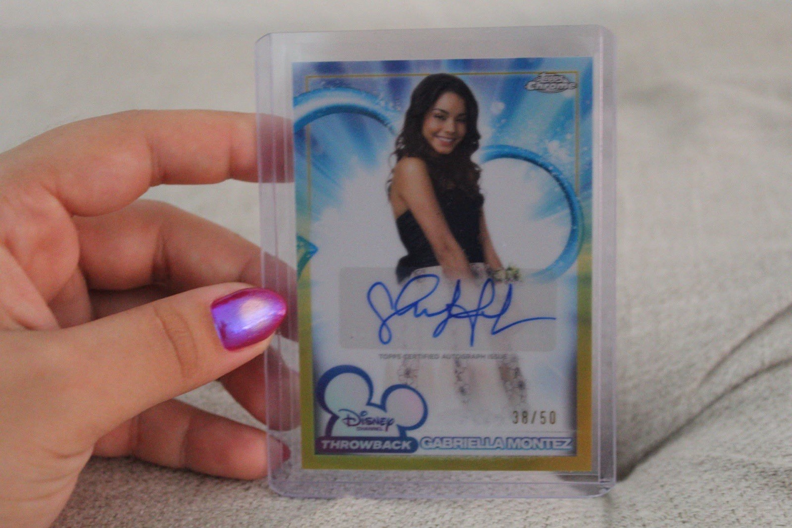 Gabriella Montez GOLD AUTO /50 HSM 2026 Topps Chrome Disney High School