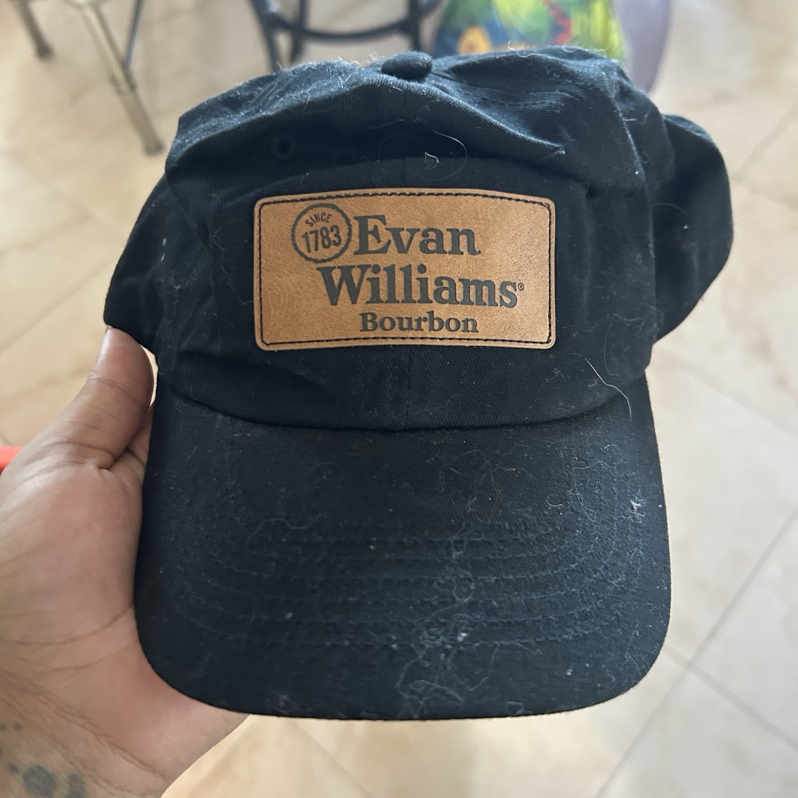 EVAN WILLIAMS BOURBON Baseball Cap Hat Adjustable Strap back OSFA