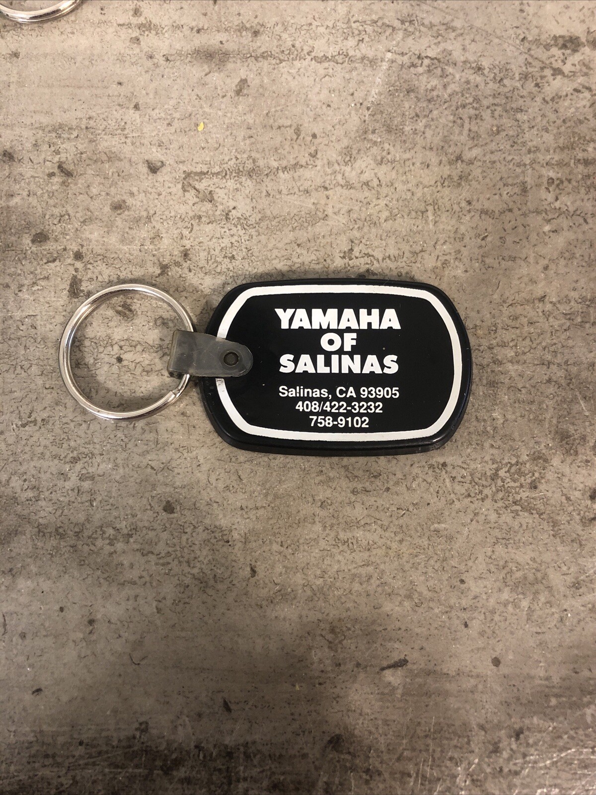 YAMAHA Of Salinas Vintage Rubber Keychain Salinas California