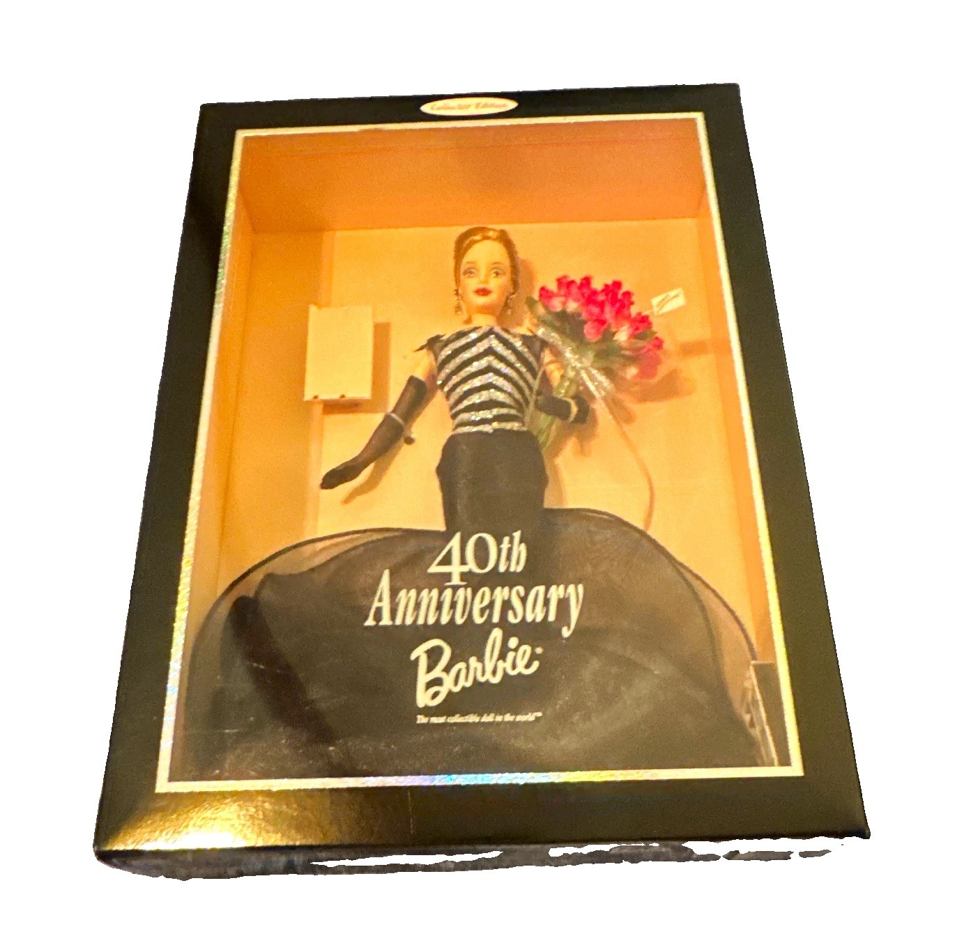 Mattel 40th Anniversary Barbie Doll 1999 w/Gown & Accs #98142 NRFB