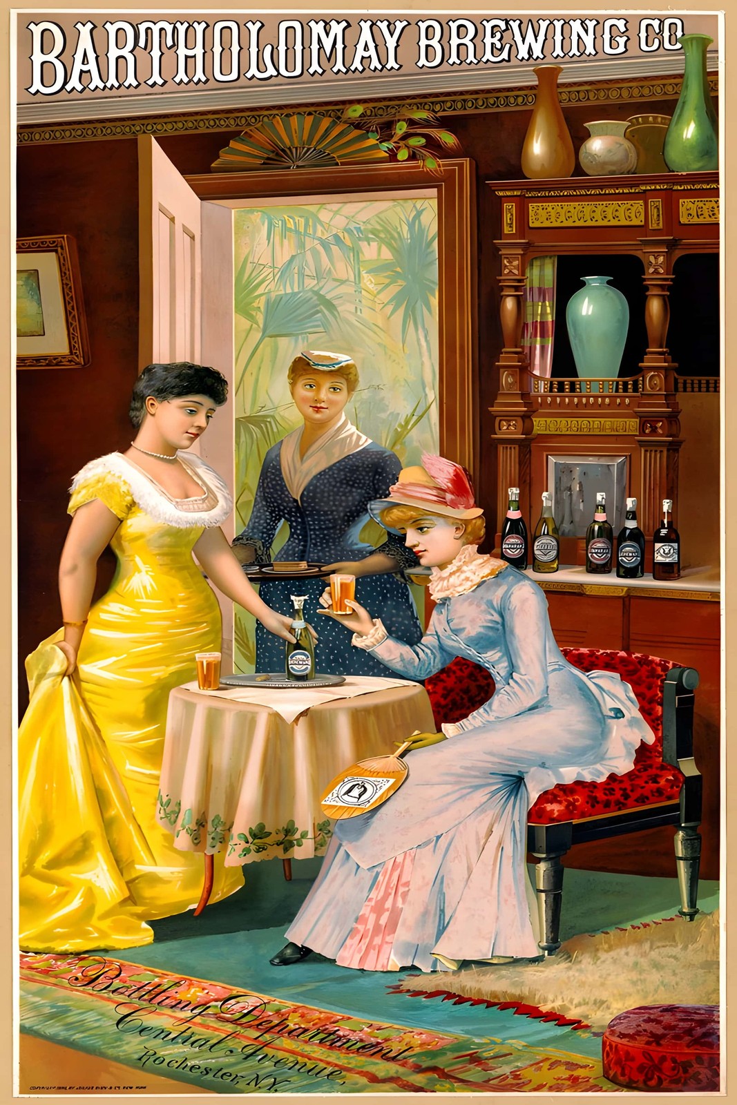 Bartholomay Brewing Co 🎨 Vintage Style Poster - 24x36” Hi-Res💎 Print - 200