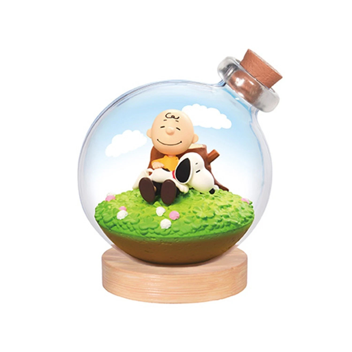 RE-MENT Peanuts Snoopy Time Terrarium Mid-Morning