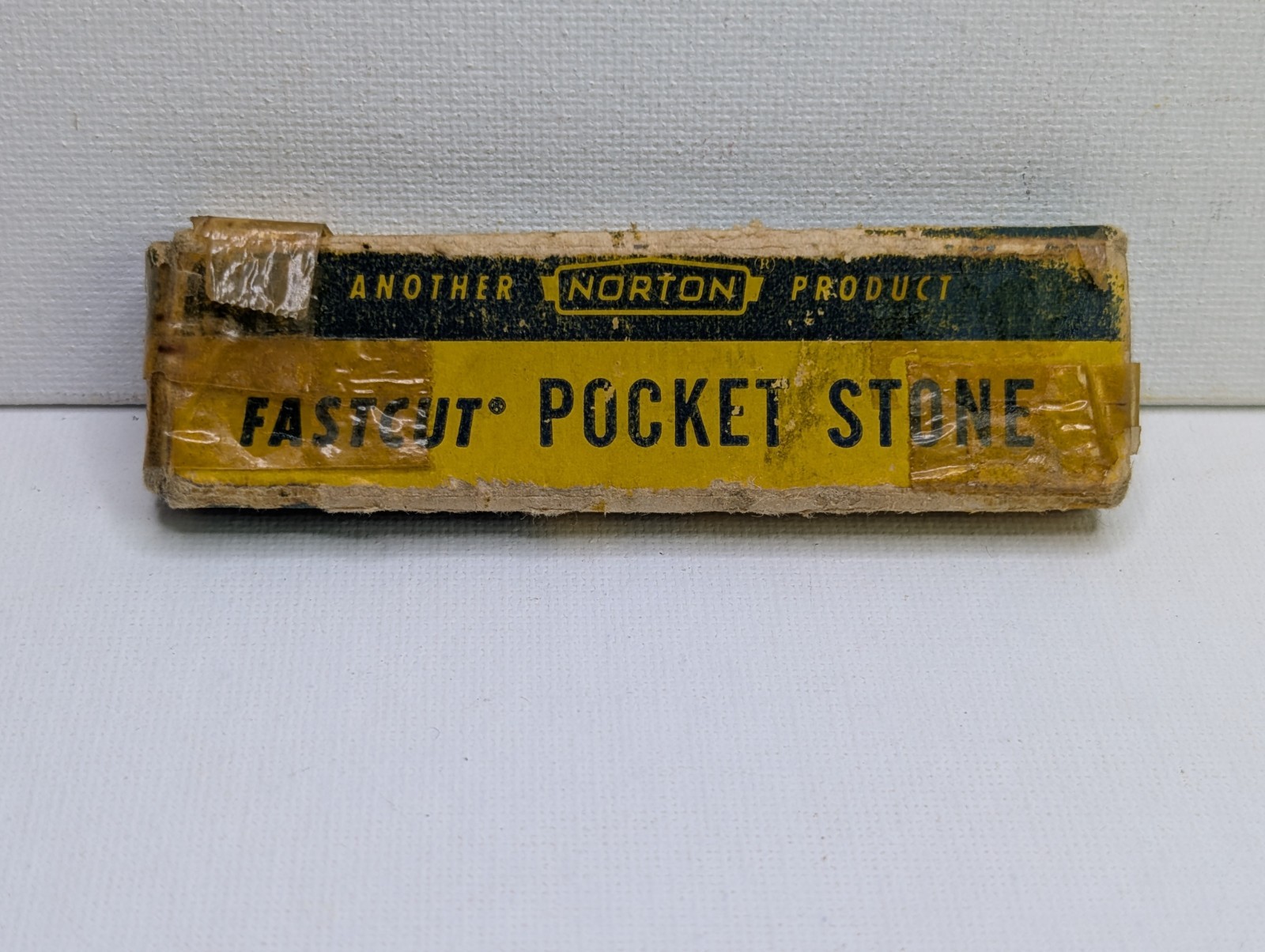 Vintage Norton KP13 Fastcut Pocket SharpeningStone Behr-Manning Unused With Box