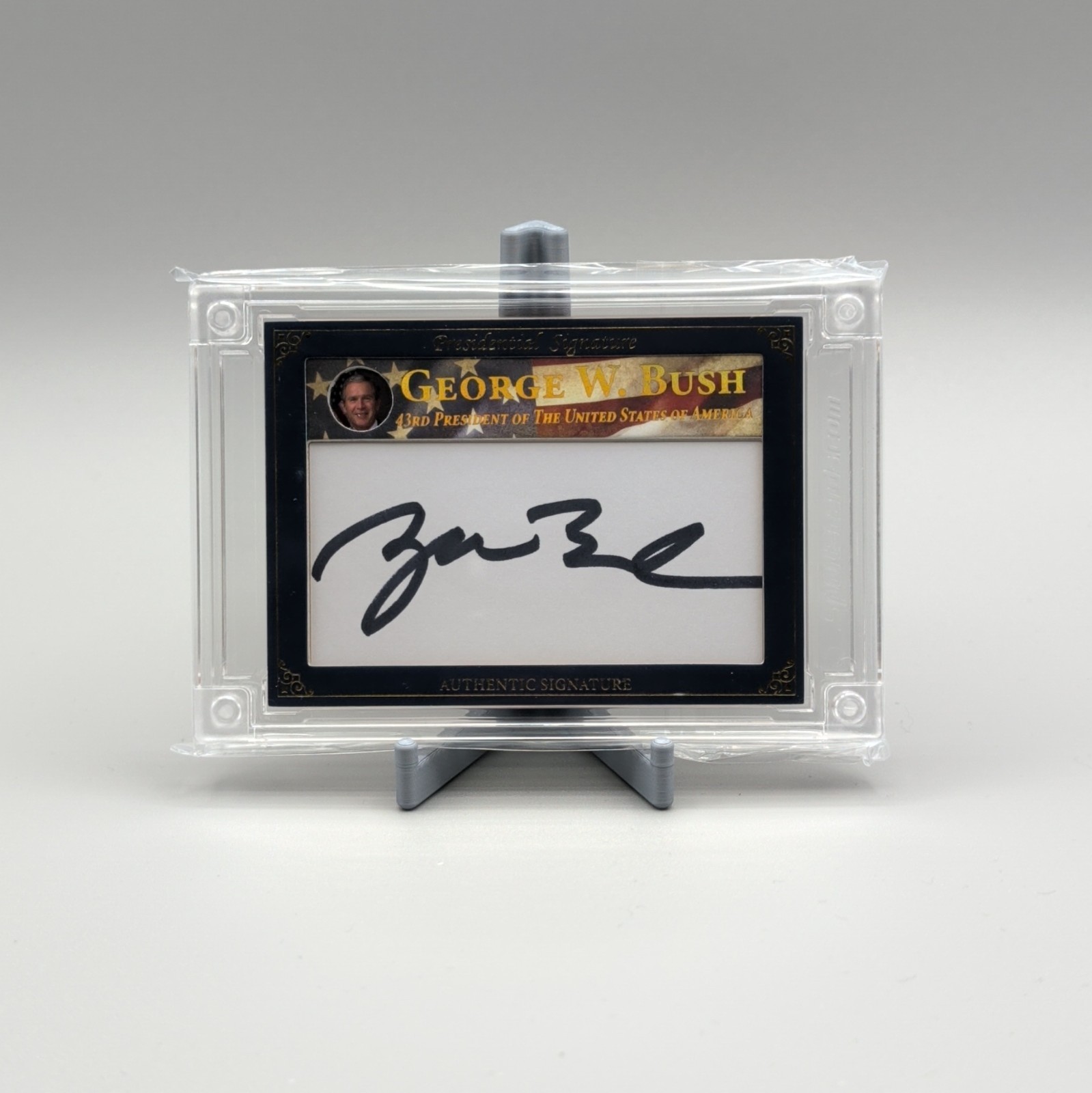 2025 A Word From POTUS George W Bush Cut Auto PS-GB43 Presidential Signature