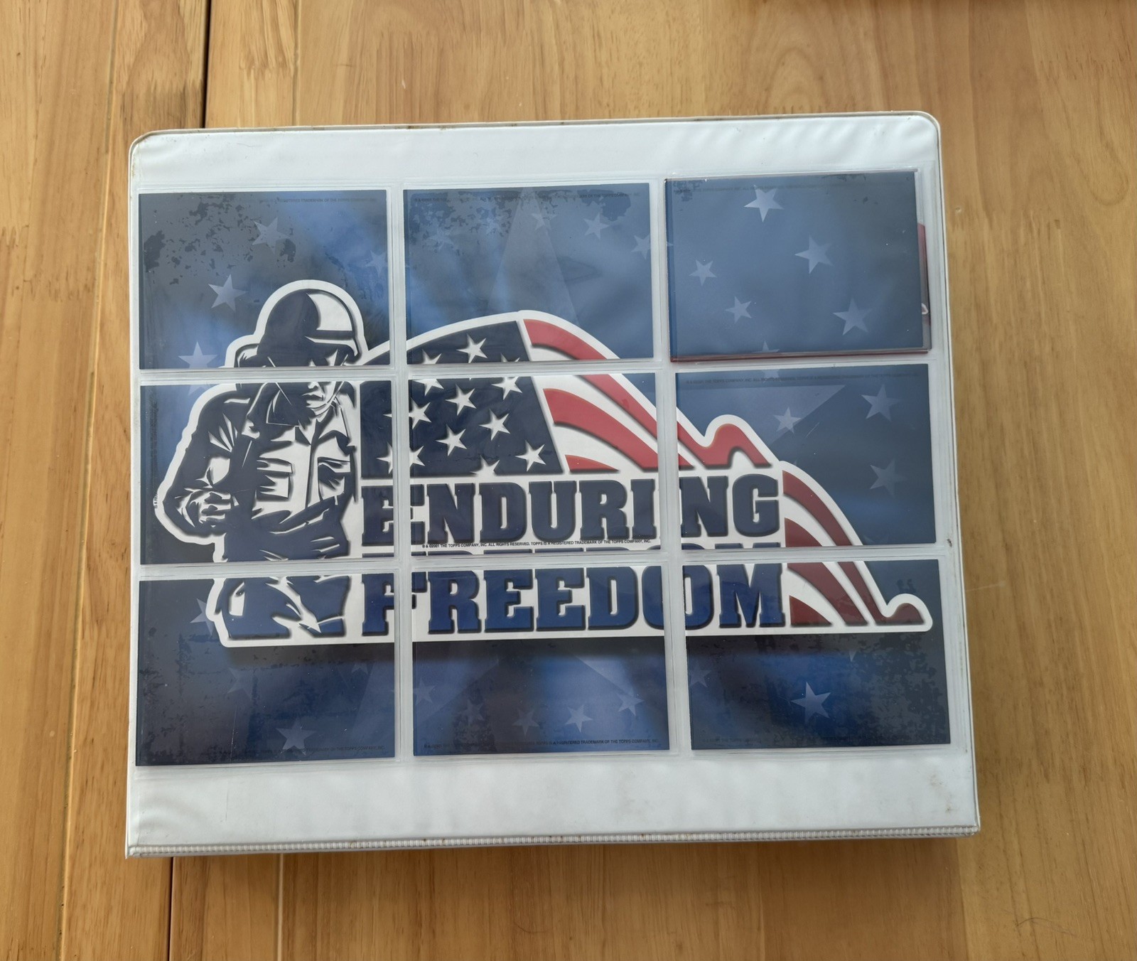2001 TOPPS ENDURING FREEDOM complete trading card set #1-90 + stickers 