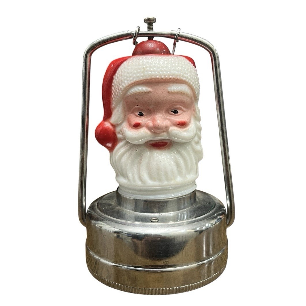Vintage 1950s Rose Hong Kong Santa Face Battery Operated 5\