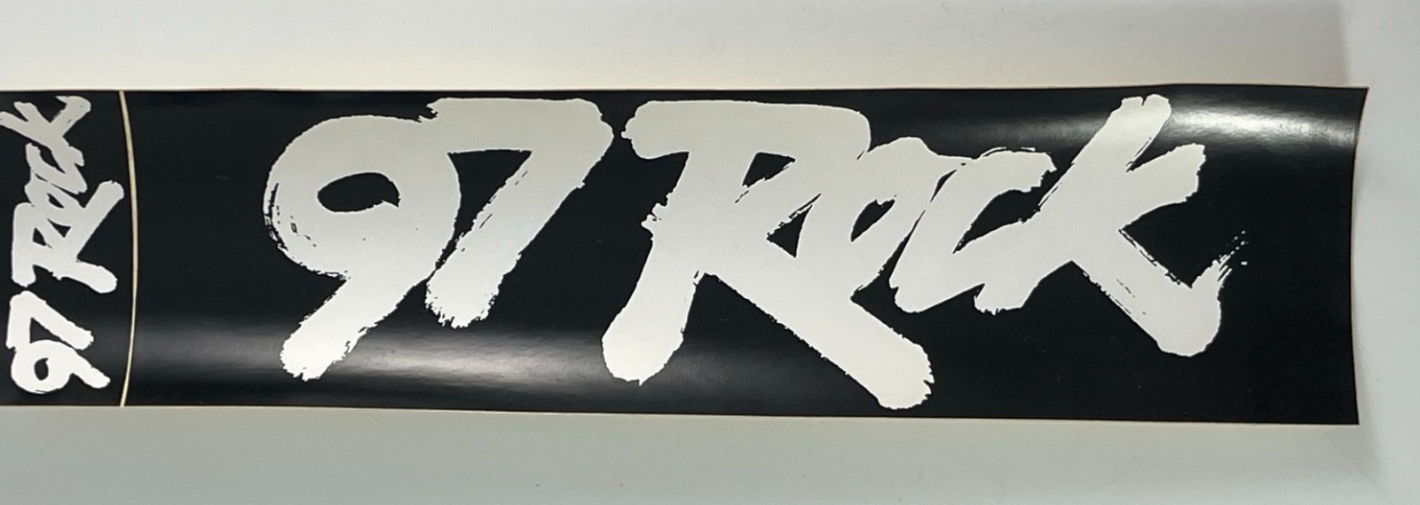 Vintage 97 Rock Bumper Sticker klol k101 Houston Texas Radio Station