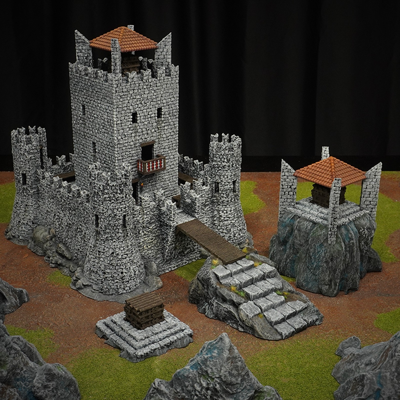 Conquest Creations | The Castle of the Beacon | 28mm Tabletop Terrain | Fantasy