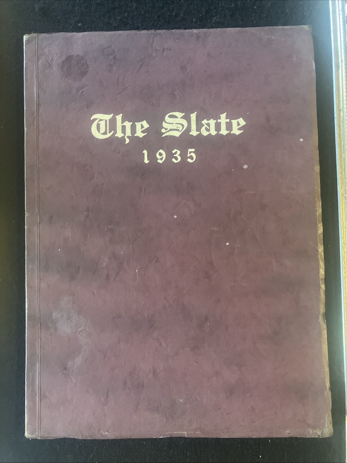Vintage 1935 The Slate School Yearbook Annual Antique 1930s History yearbook