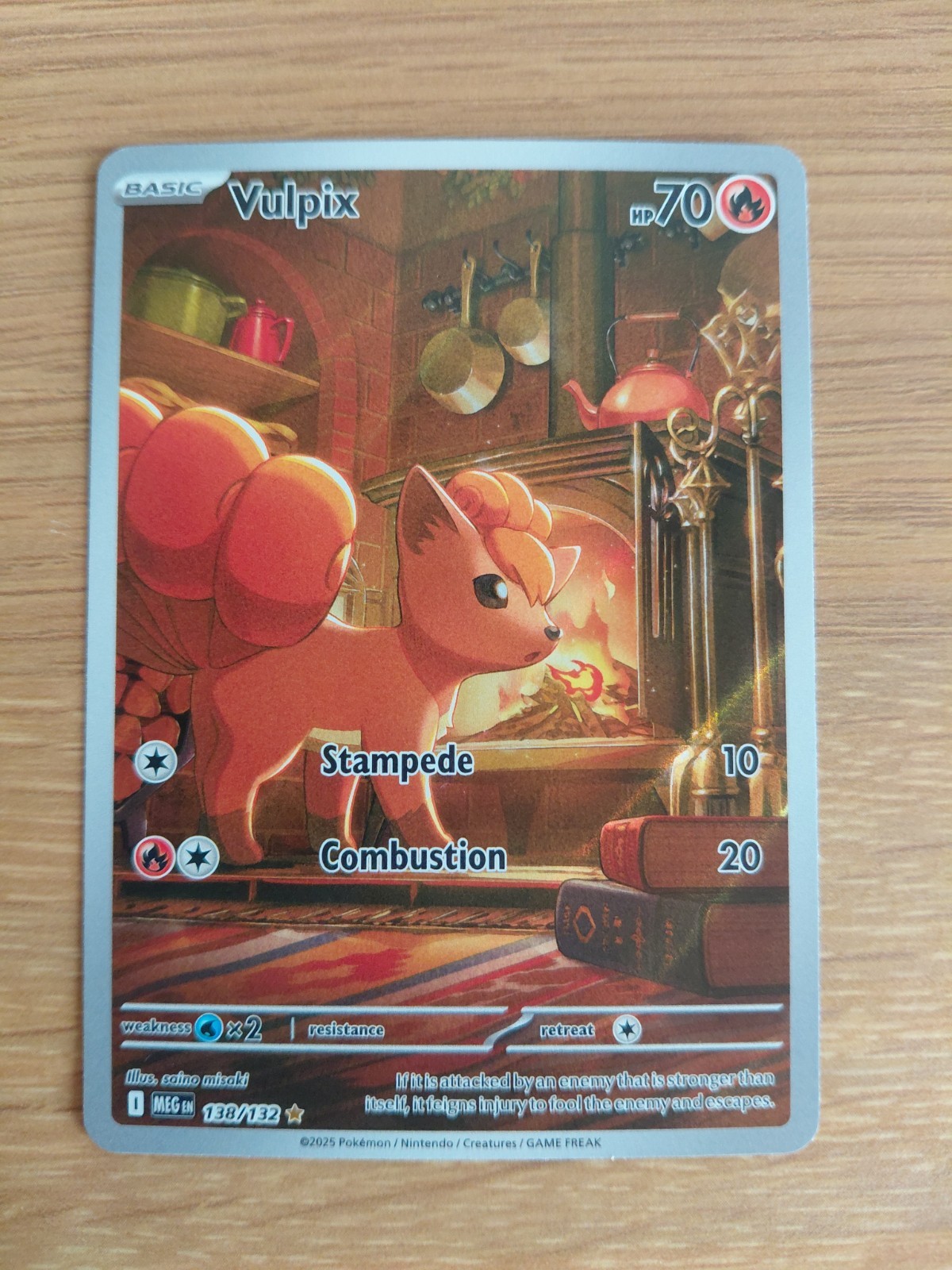 Pokemon TCG - Vulpix (138/132) Mega Evolution