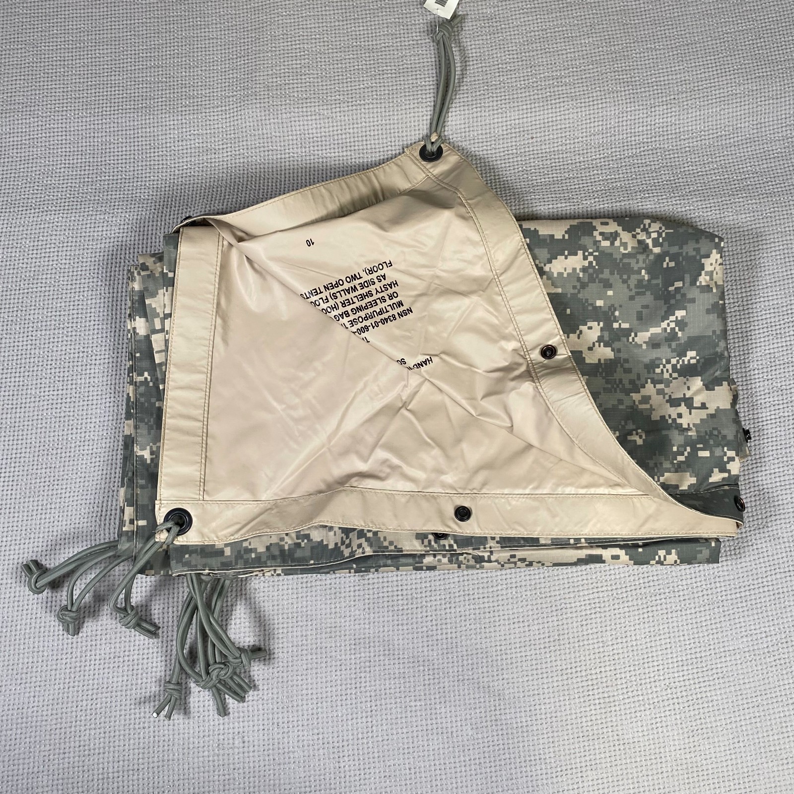 NEW USGI Reversible Field Tarp Shelter ACU Sand 92