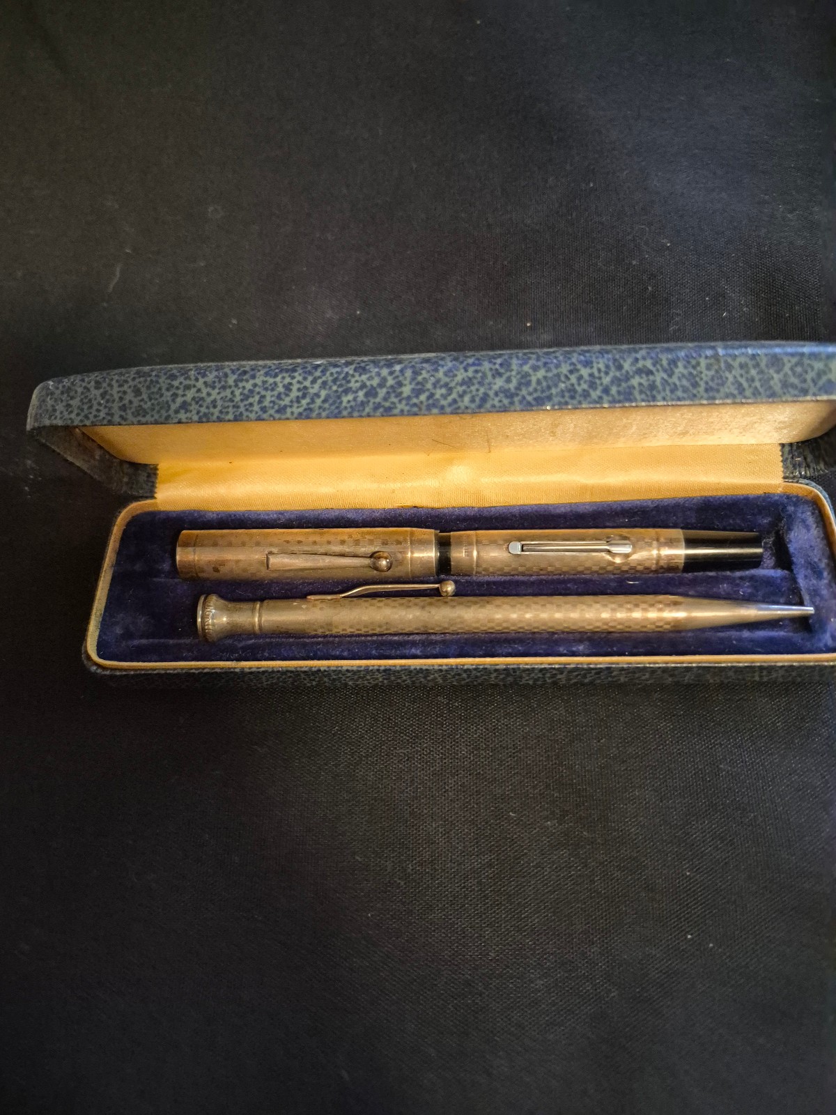 Vintage fountain pen and pencil