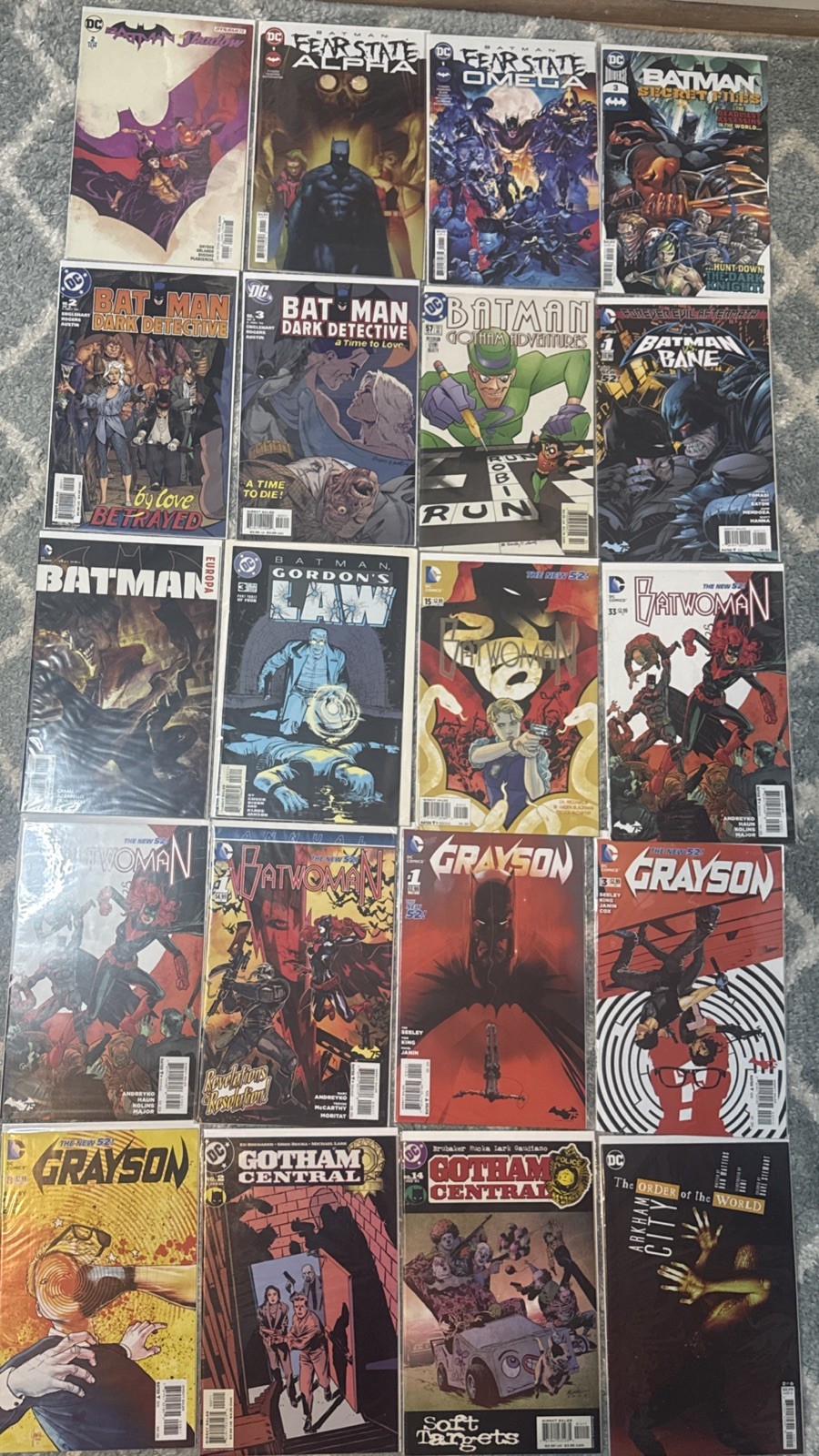 Batman 20 Issue Mixed Comic Lot (DC Comics, 1990s-2020s) Various Titles, VF/NM