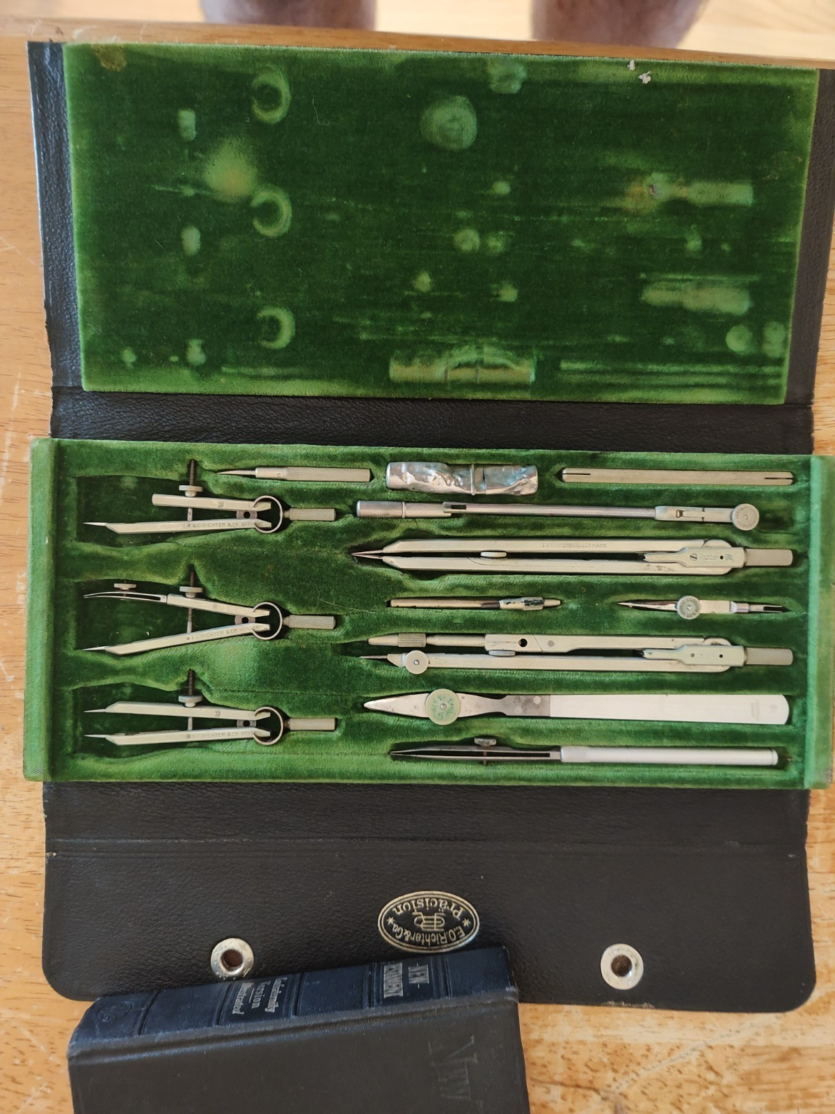 Antique German E.O. Richter & Co Pracision, Drafting, Drawing Tool Set