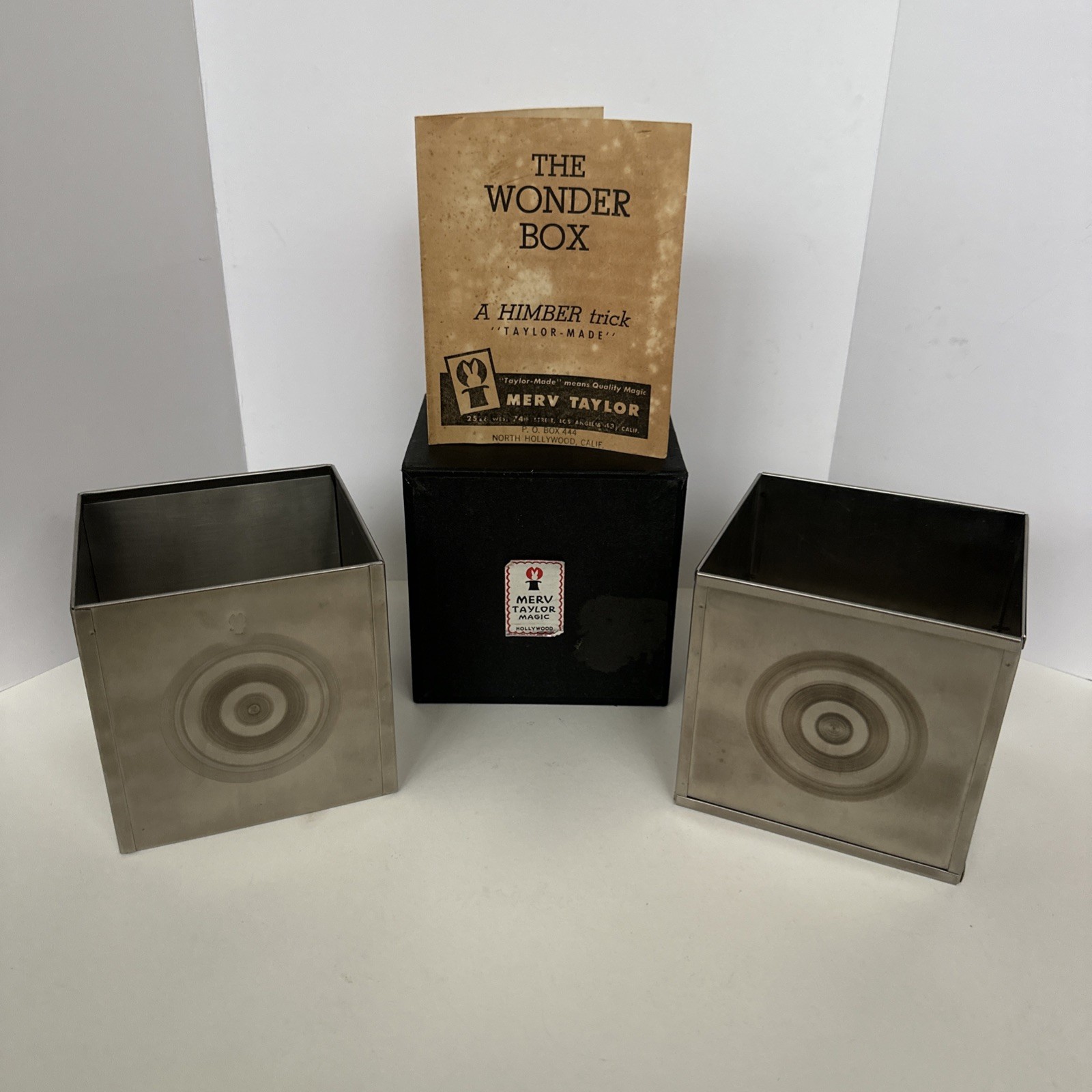 Vintage Merv Taylor Wonder Boxes Richard Himber Original Box & Instructions