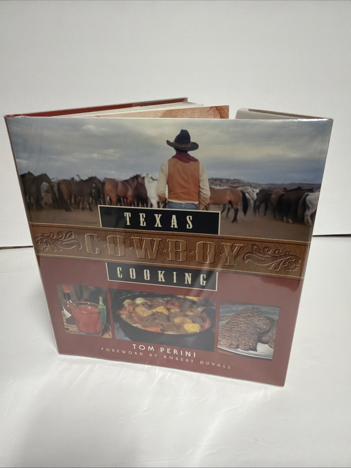 George Bush Laura Bush SIGNED Texas Cowboy Cooking Book Bush Warrior Golf Open