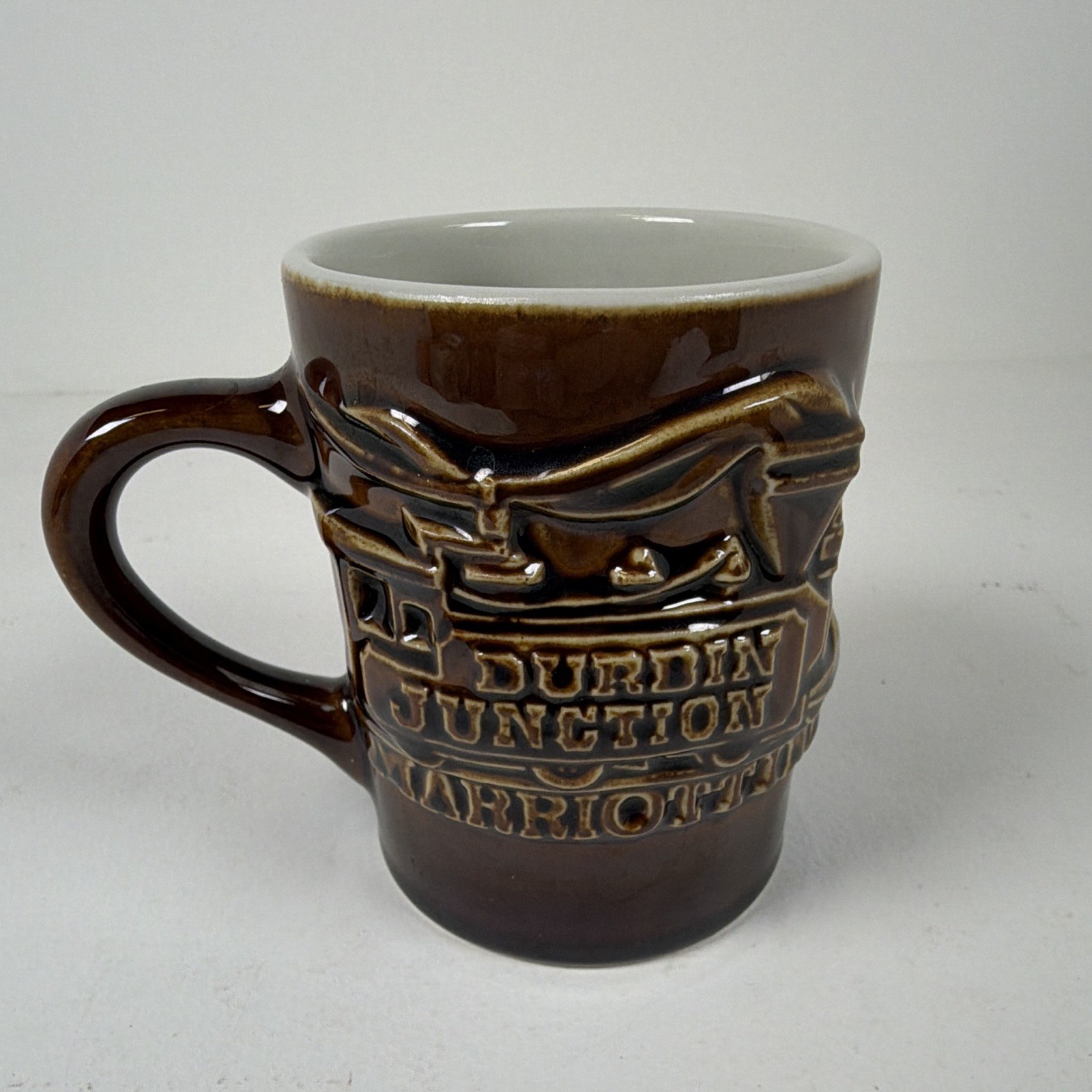 Vintage 1970s Hall Durbin Junction Marriott Inn Mug Train 1314-C USA Indiana