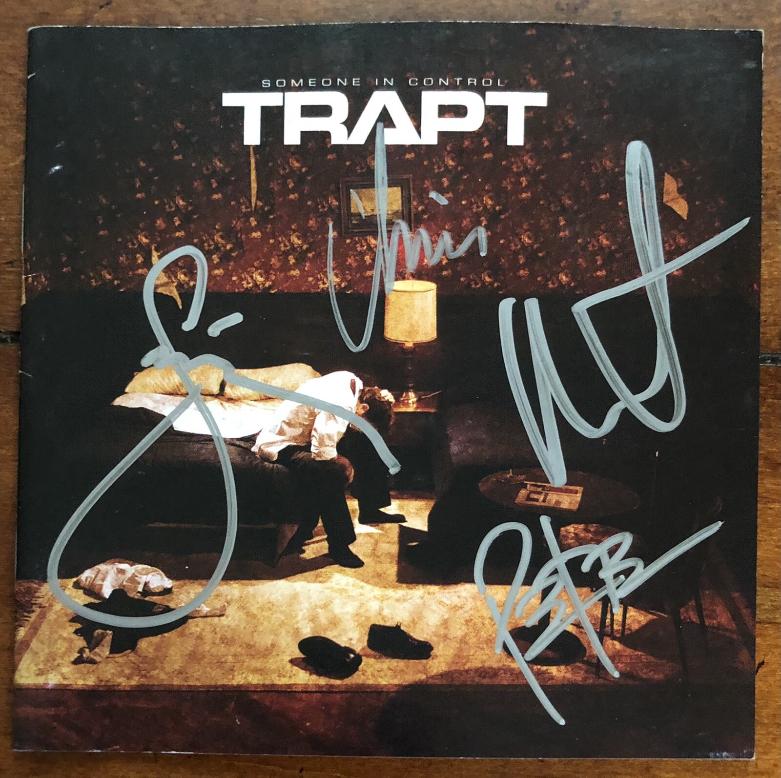 Trapt Rock Band Autographed CD Cover Someone In Control Guaranteed Authentic