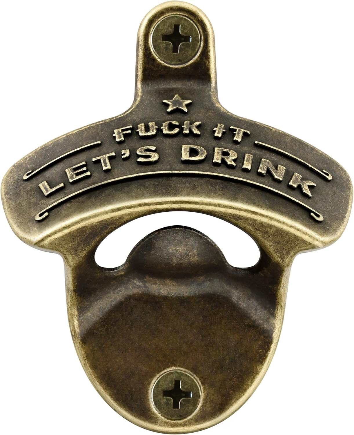 Funny Retro Beer Bottle Top Opener Wall Mounted Rustproof