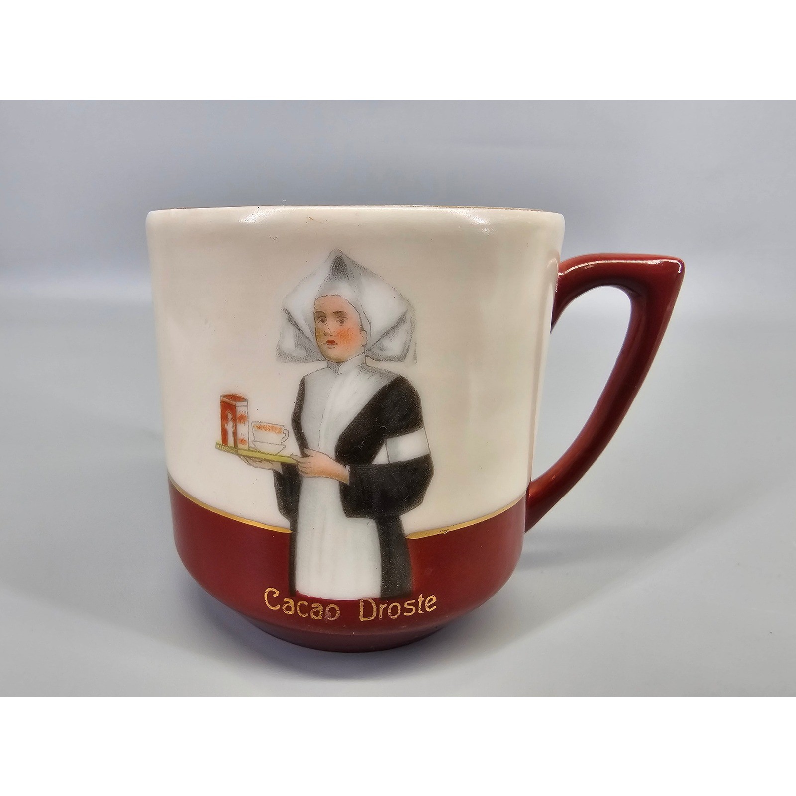 Droste Cacao Mug Vintage Dutch Nurse Cocoa Cup #1