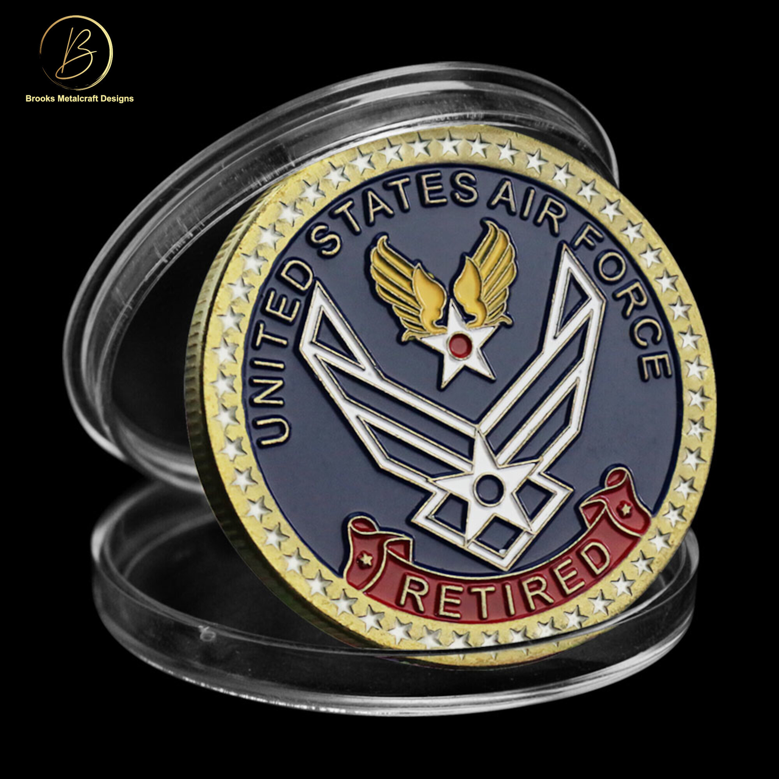Air Force Retired Challenge Coin