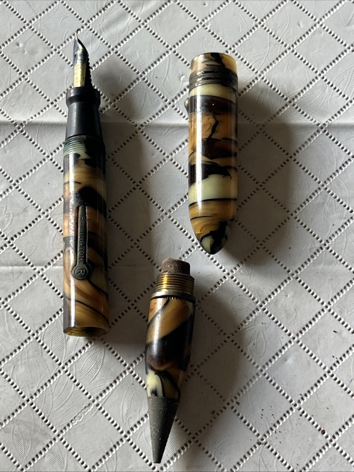 Vintage Oversized Remington Combo Fountain Pen Mechanical Pencil for Restoration