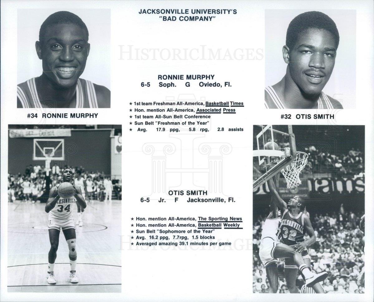 Undated Press Photo onville Dolphins Basketball Ronnie Murphy/Otis Smith