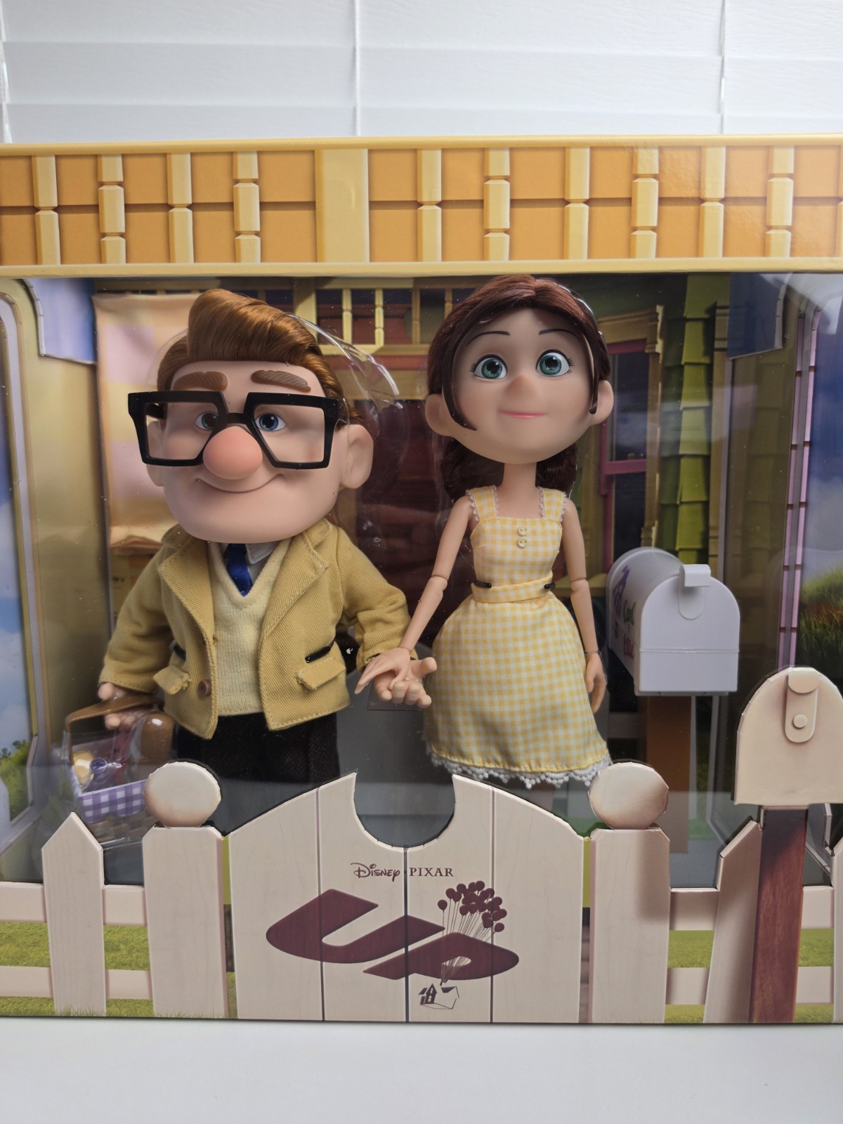 ^Brand New Disney Pixar Carl And Ellie UP Limited Edition Doll Set
