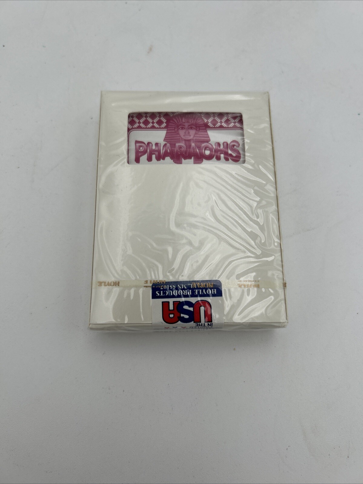 Vintage Pharaohs Casino Hoyle Pink Playing Poker Cards 1999 - New Sealed