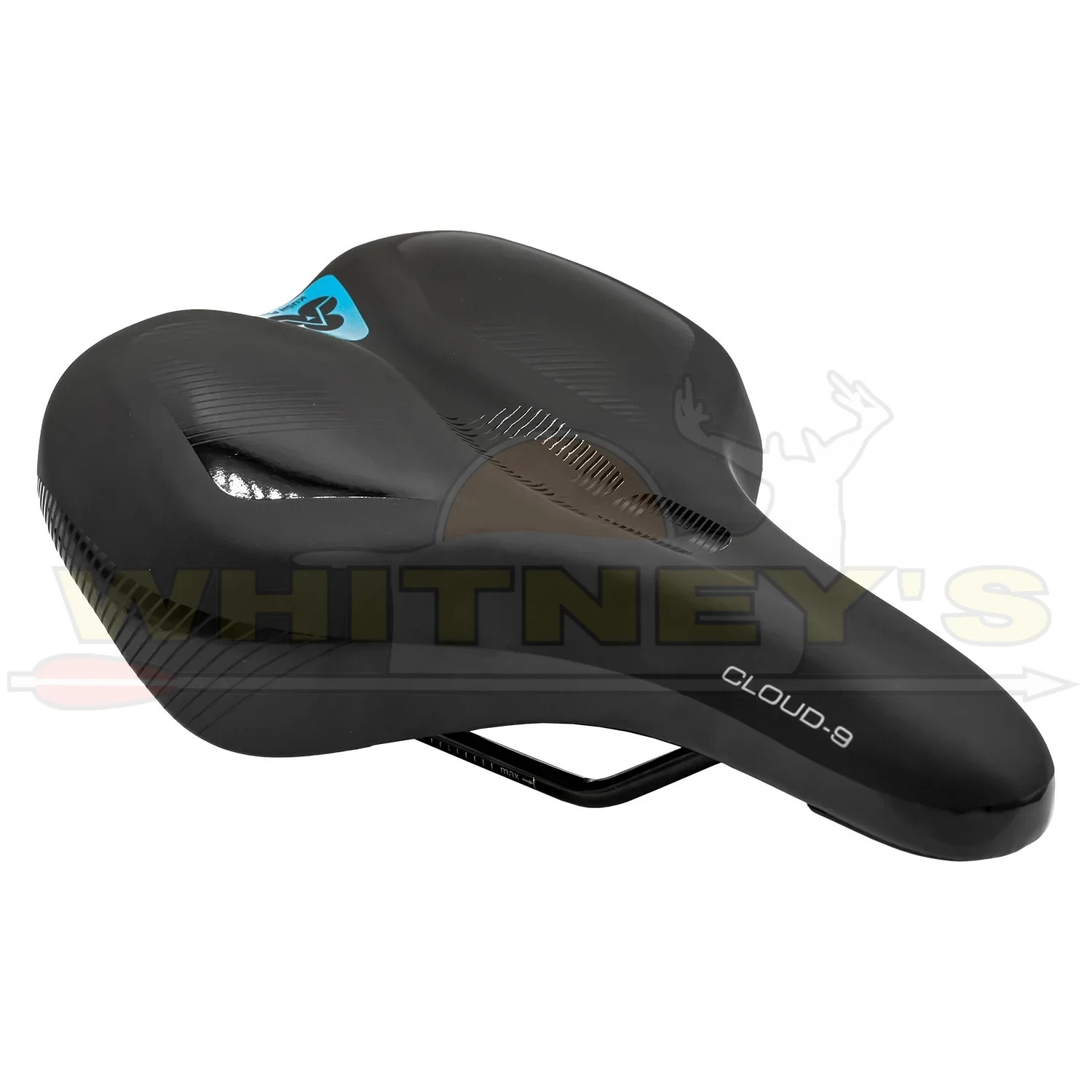 Rambo Bike Cloud 9 Kush Plus Airflow Saddle Seat - Wide - Black - RP-25-08-01