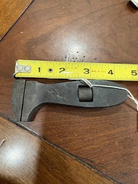 Vintage Billings and Spencer Company Adjustable Wrench 4 1/2 inches