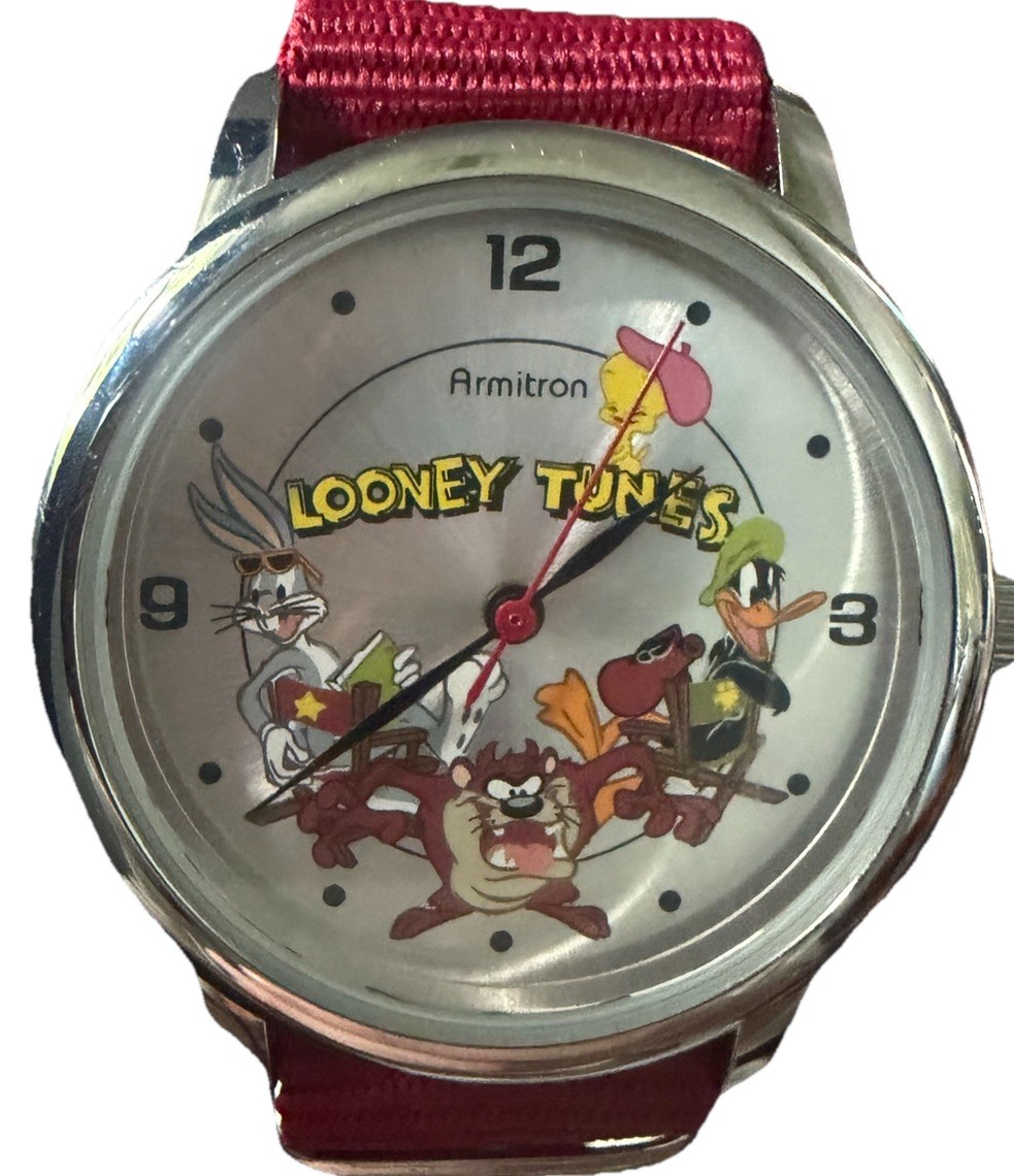 Armitron Bugs Bunny & Friends “Acme Theater” Vintage Looney Tunes Quartz Watch