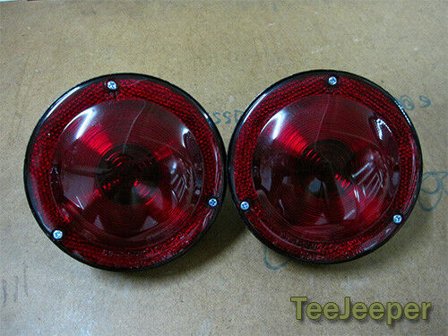2 x new Red Signal Tail Lights Rear Lights Jeep CJ5 CJ6 CJ7 CJ8
