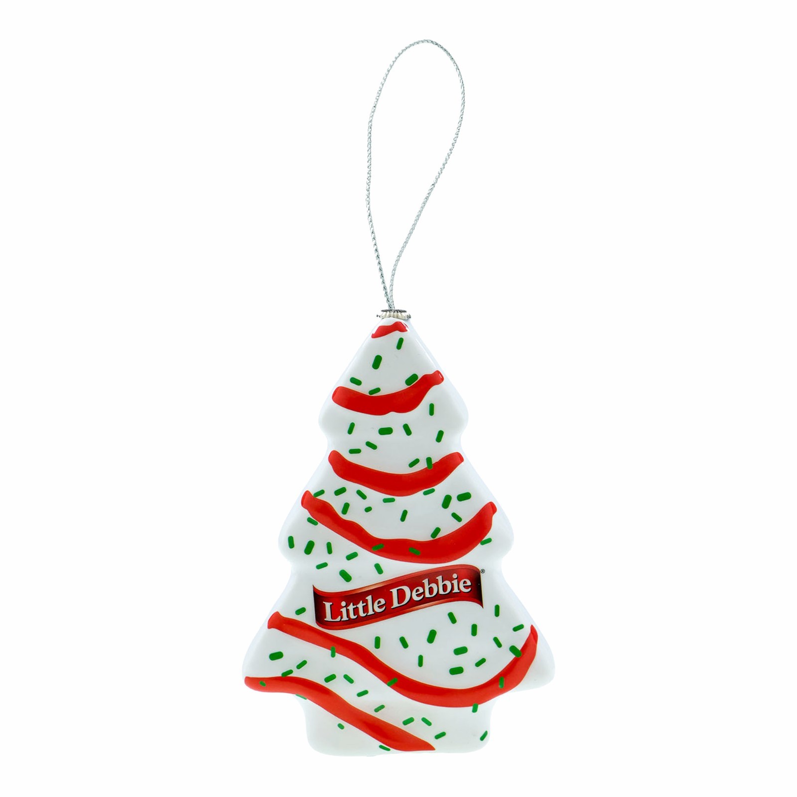 Little Debbie Christmas Tree Cake Figural Christmas Tree Ornament NEW 2026