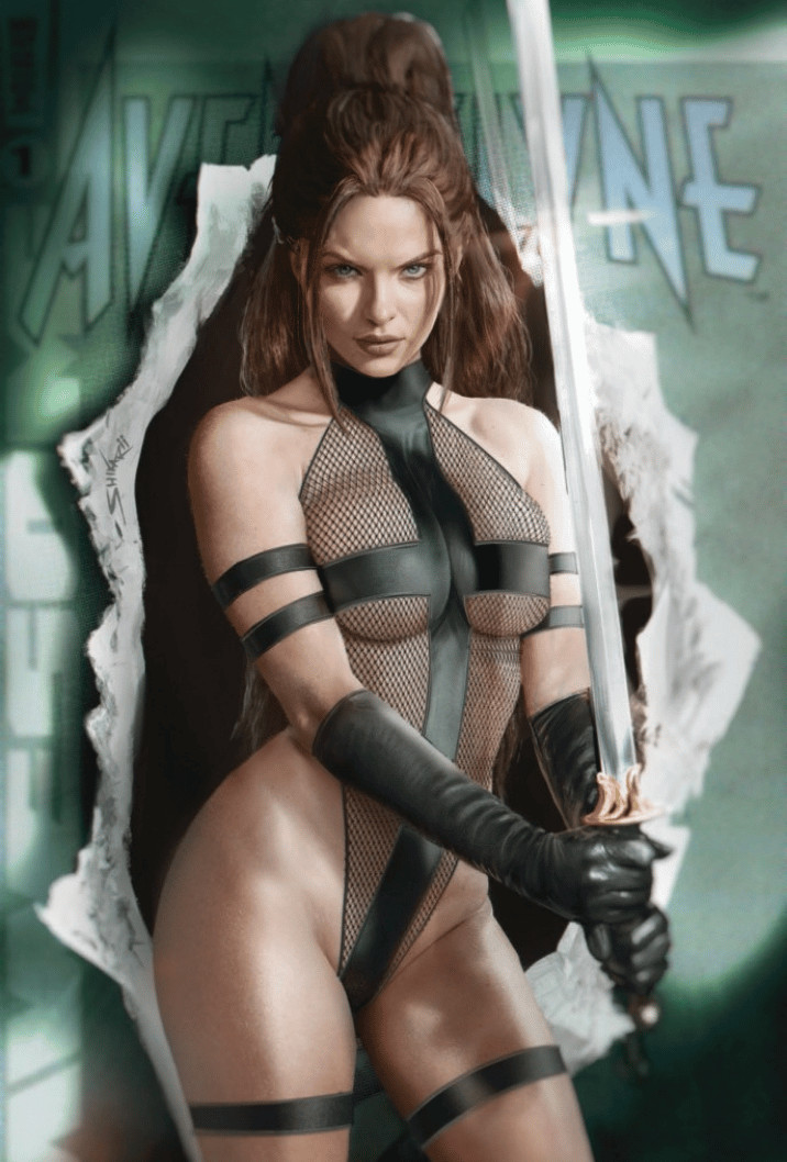 Avengelyne #1 Shikarii Full Body Full Color Variant Cover Image Comics LTD 500