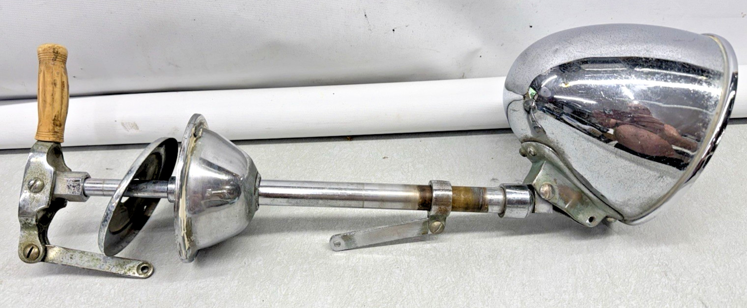 Vintage Through Body Car Truck Automobile Spot Search Light w/ Handle Rat Rod Vintage Through Body Car Truck Automobile Spot Search Light w/ Handle Rat Rod