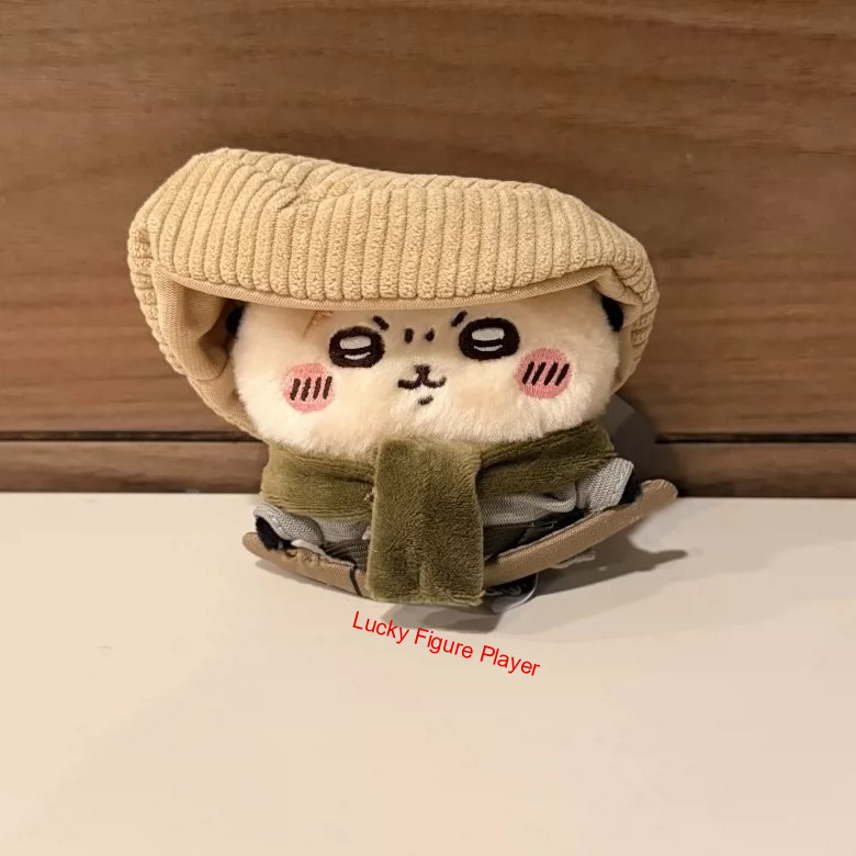 Chiikawa Edogawa Samurai Rakko Mascot Plush Doll Keychain Pendant 10cm Collect