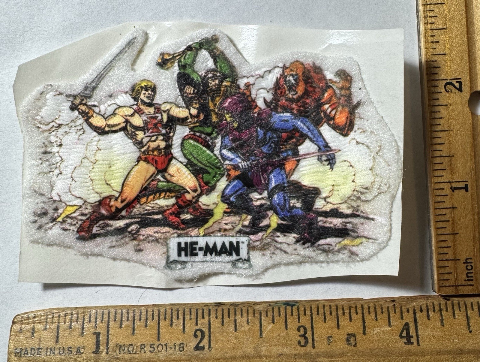 Vintage 1980s He-Man Masters of the Universe MOTU Patch Skeletor Beast Vending