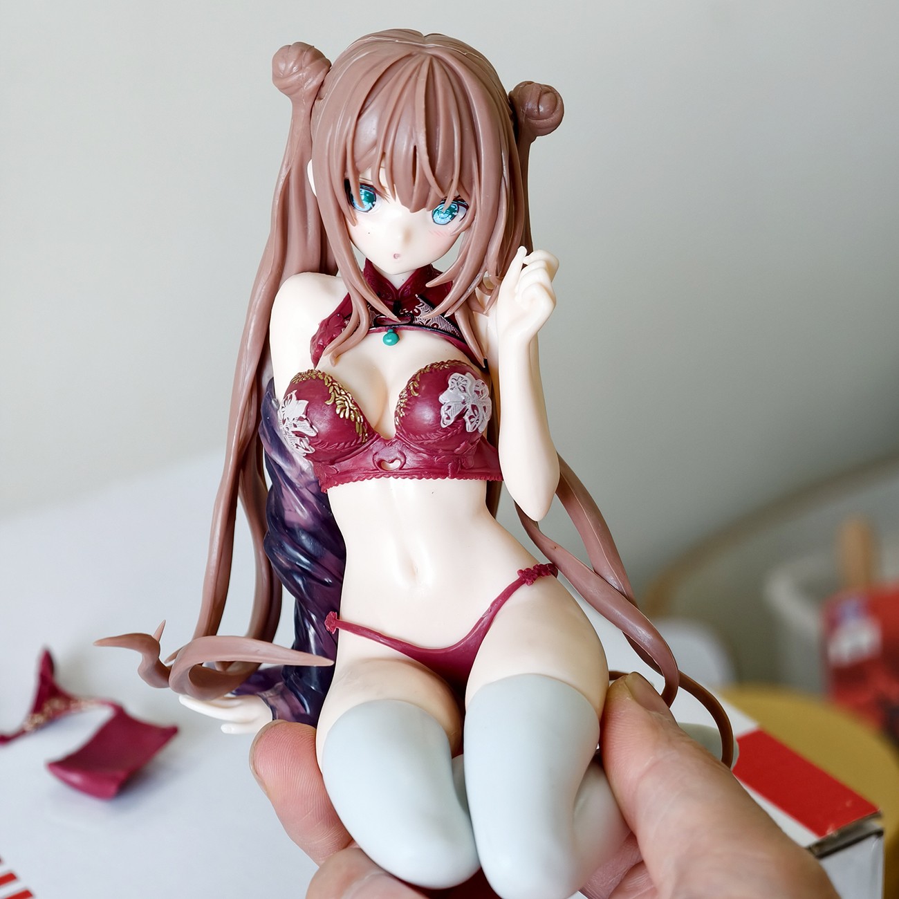 Cast Off Sexy Cheongsam Girl PVC Figure Model Statue Plastic Toy New No Box