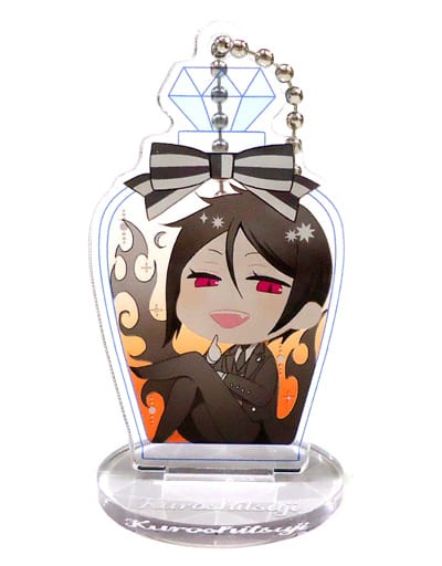 Sebastian Michaelis Devil Ver. Black Butler Black Acrylic Stand Keychain Japan