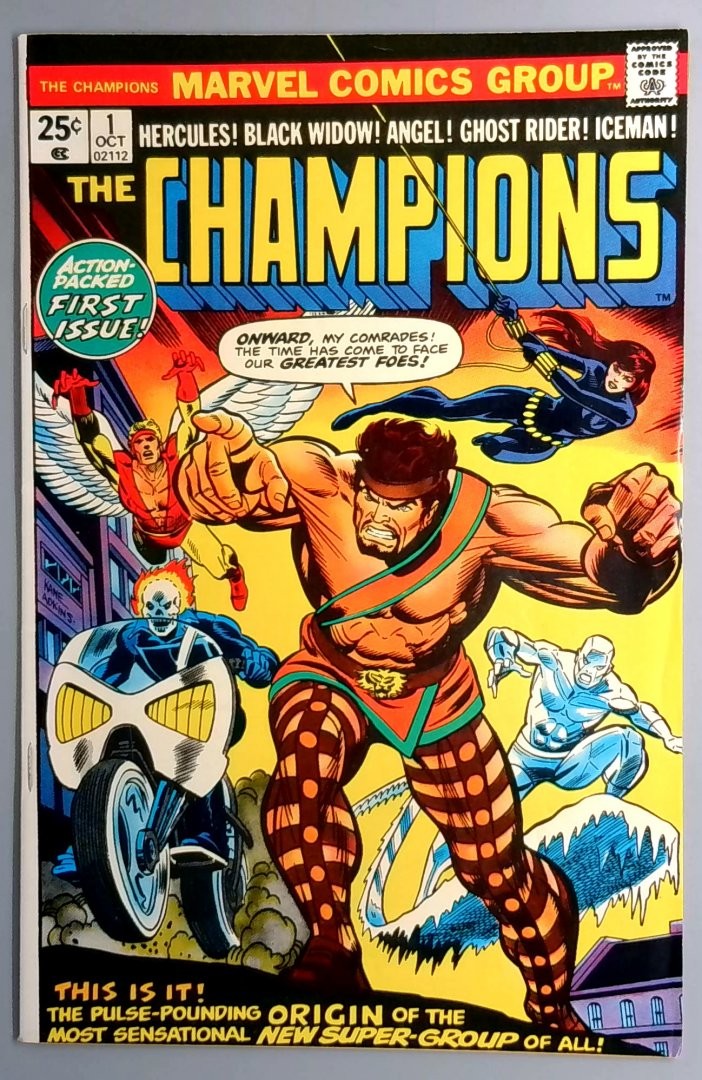 Champions #1 VF 1st Appearance and Origin of the Champions Marvel 1975