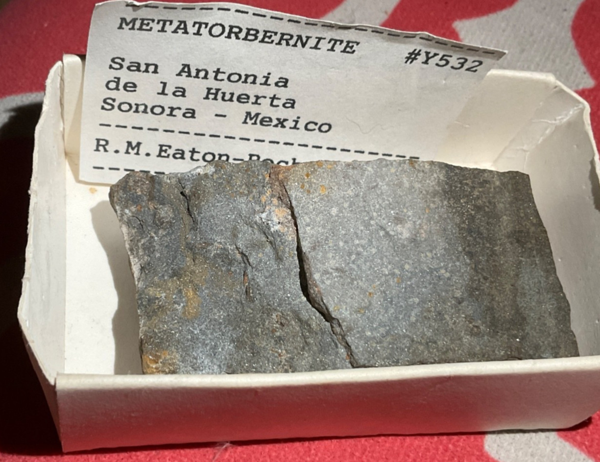 GENUINE METATORBERNITE RAW STONE RARE FOR COLLECTORS COLLEGES ETC.