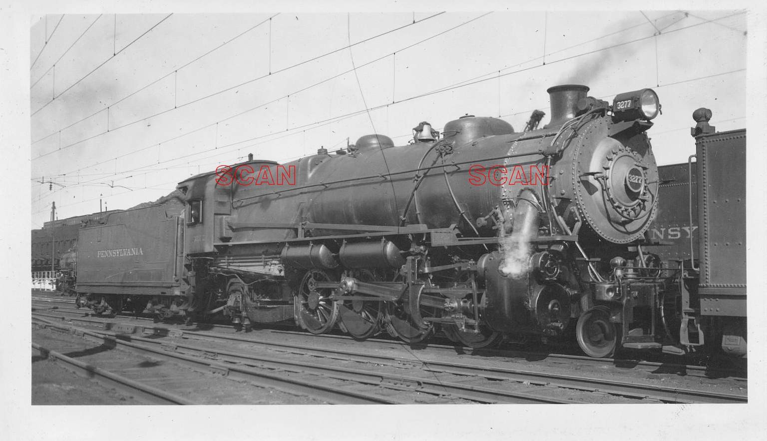 26C428  RP 1943 PENNSYLVANIA RAILROAD 2-8-2 LOCO #3277 PHILLY