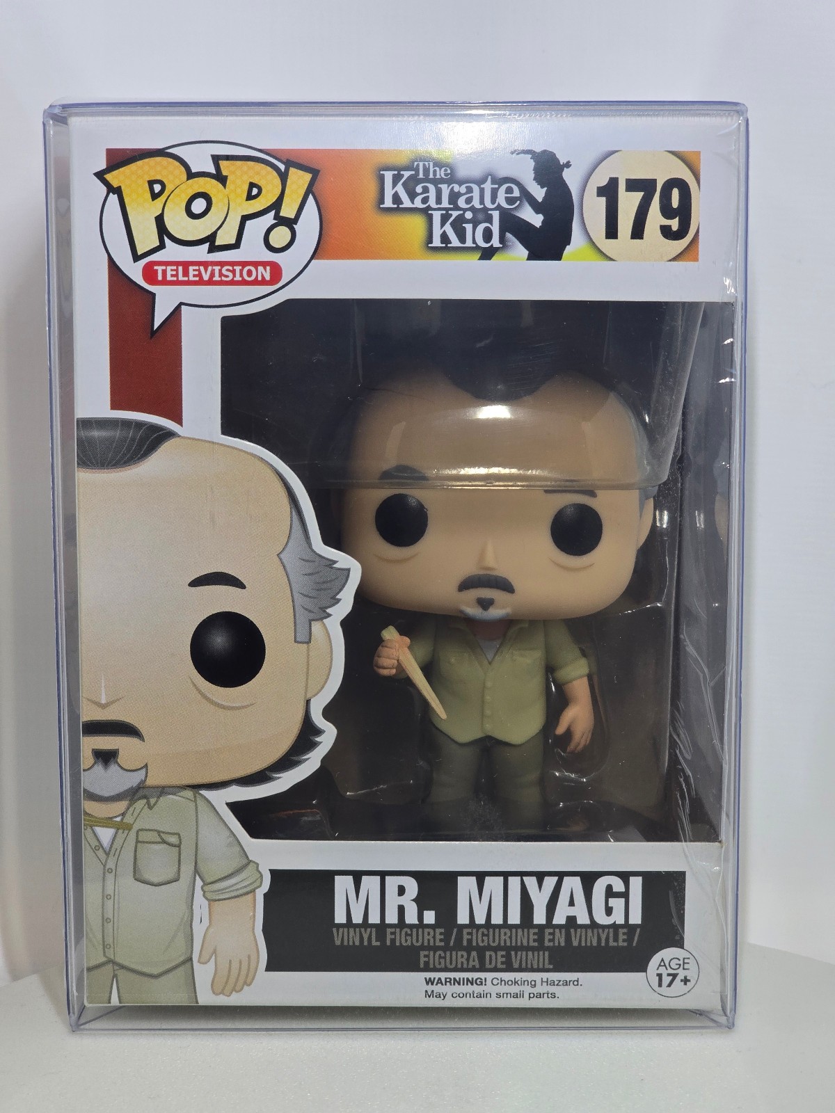 Funko Pop The Karate Kid Mr. Miyagi Vinyl Figure #179 VAULTED