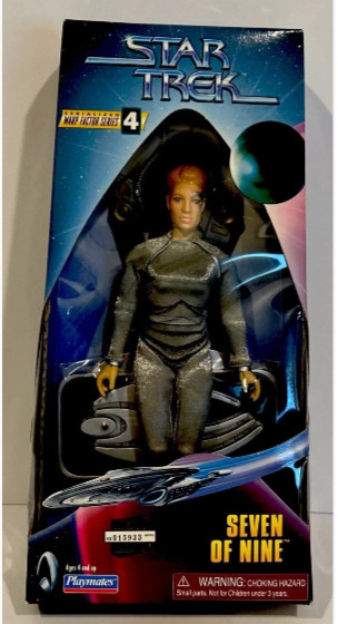 VINTAGE 1998 Playmates SEVEN OF NINE Star Trek Warp FactorSeries 9