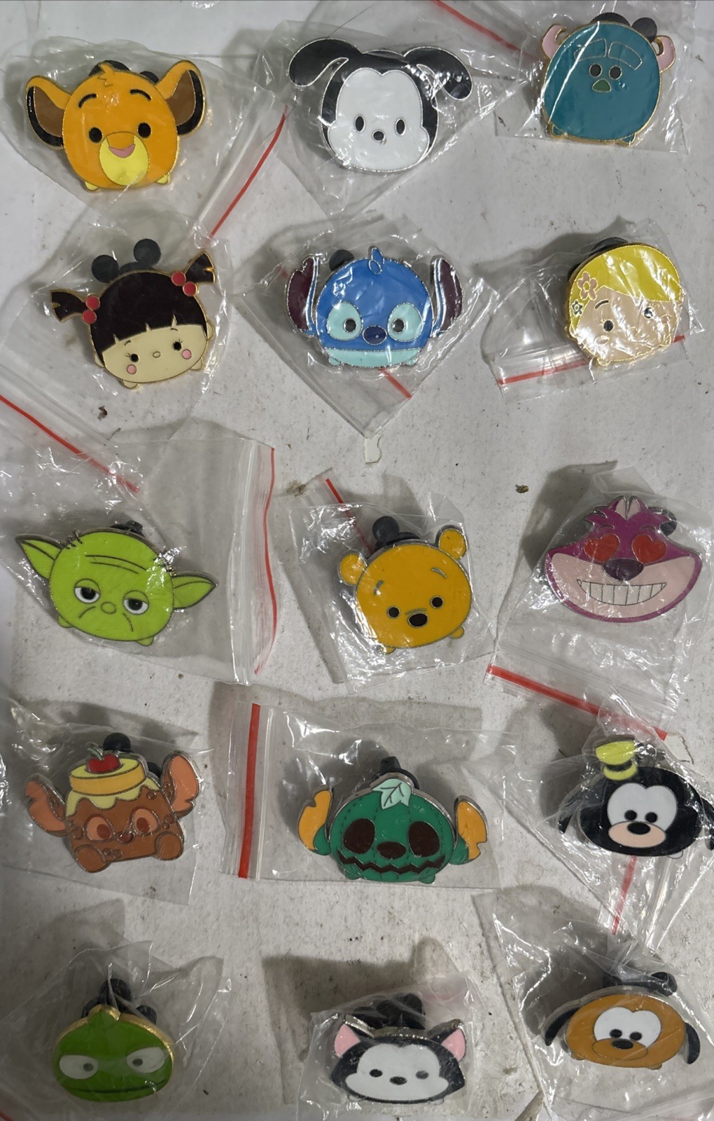 Disney mixed lot TSUM TSUM Only Pins lot of 15
