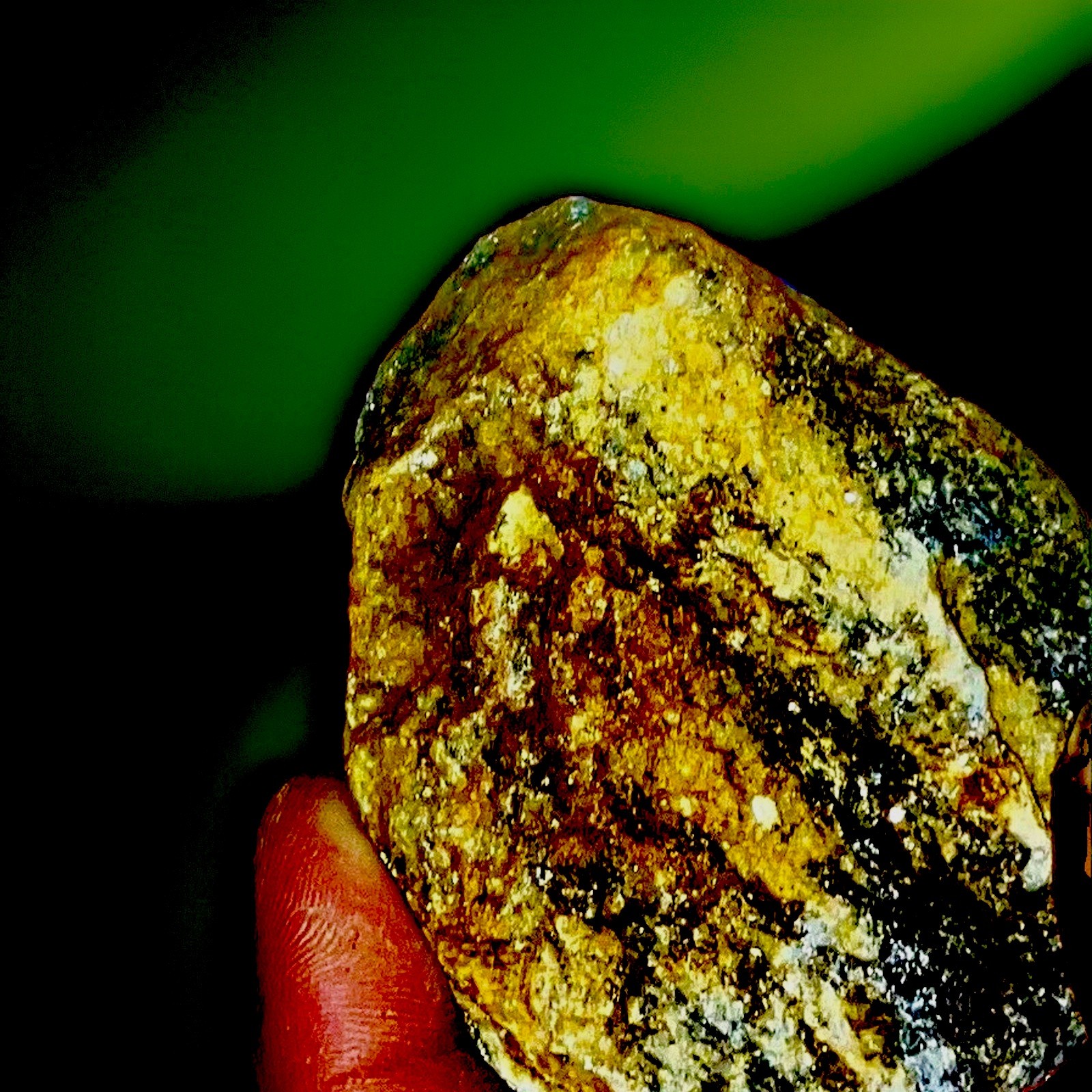 ⚡️💥42G NATIVE GOLD SILVER COPPER ORE HUGE GOLD FLAKES VISIBLE N.C.circa1996🥇