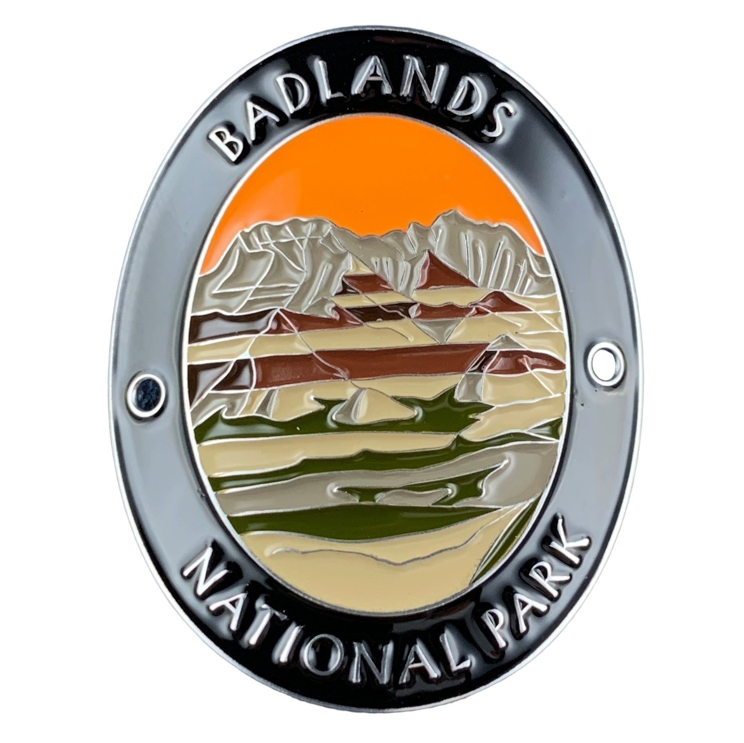 Badlands National Park Walking Stick Medallion - South Dakota Hiking Gift Badge