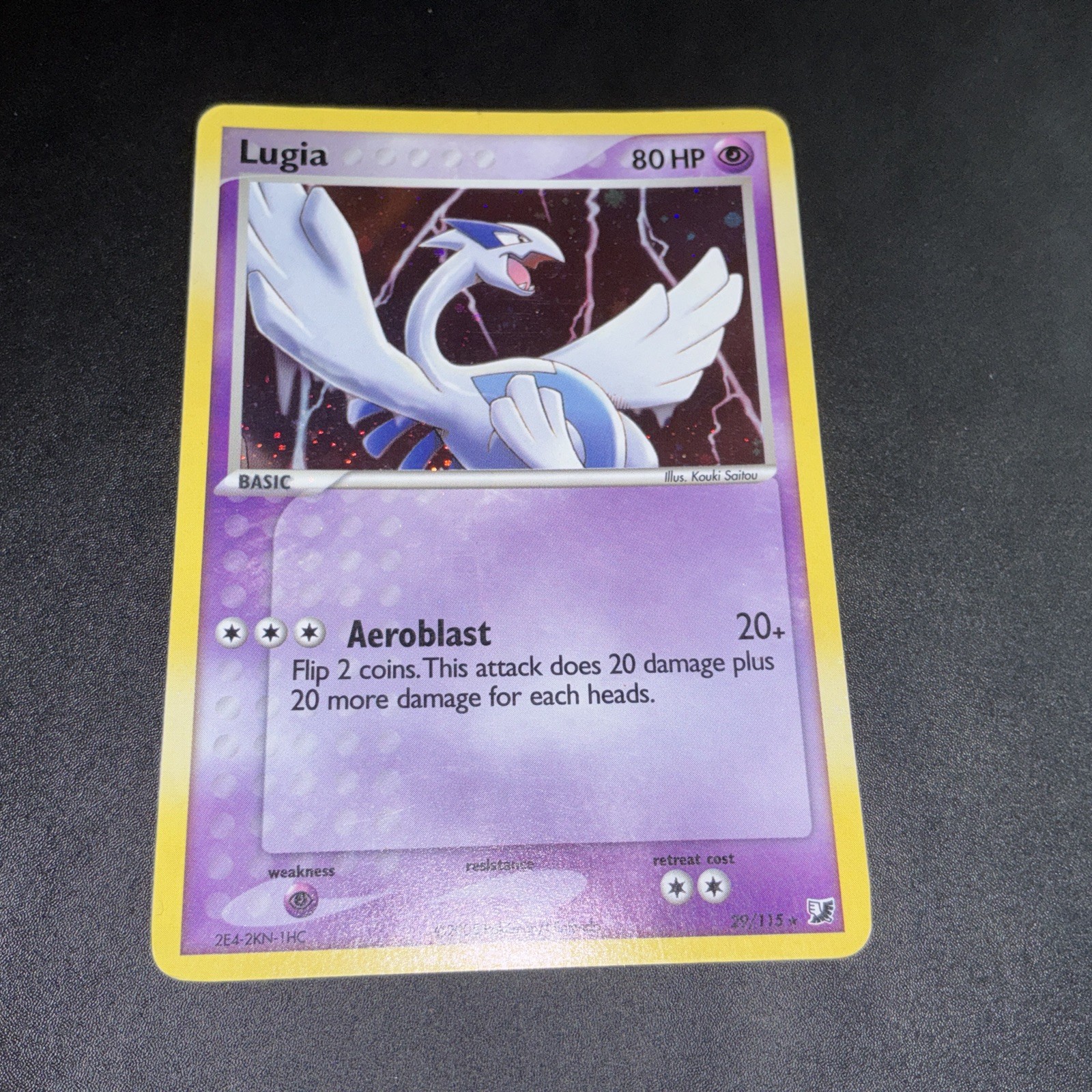 Pokemon - Lugia - 29/115 - EX Unseen Forces - Holo Rare Eng - No Shining